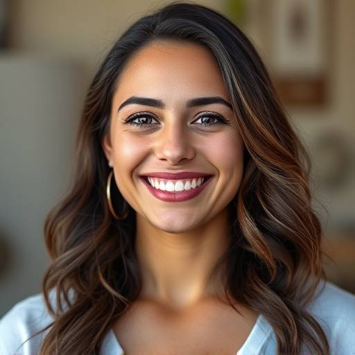 Foto de Mariana Oliveira, sorrindo e olhando para a c√¢mera.